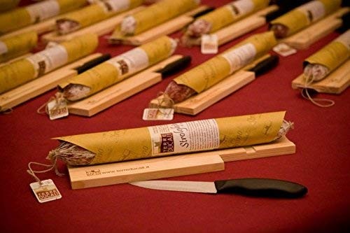 SALAME SROLGHINI DI CULATELLO TERRE DUCALI PARMA Conf. Regalo 0,250 Kg.