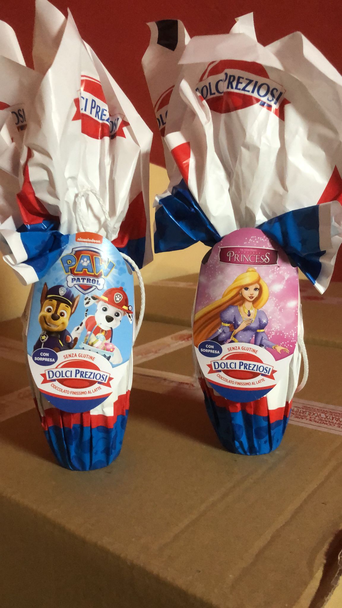 Mini uovo di Pasqua PATROL con cioccolato al LATTE finissimo - 40 grammi