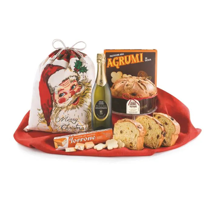 CESTO NATALIZIO SANTA CLAUS