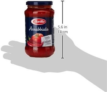 Barilla Sugo Arrabbiata con Pomodoro e Peperoncini Italiani, Sugo Pronto Senza Glutine e Senza Conservanti Aggiunti, 400 g