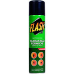 FLASH SRL INSETTICIDA Spray SCARAFAGGI FORMICHE CIMICI E PULCI 6 Confezioni da 250 ML