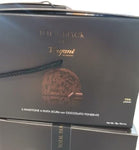 Confezione Regalo Per Vergani Total Black Panettone al Cioccolato Fondente, Confezione Regalo in Scatola Elegante, 750g