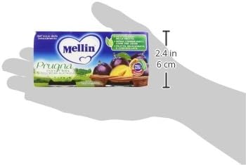 Mellin Omogeneizzato Prugna con Mela, 2 x 100g