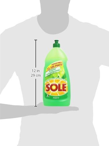 Sole Detersivo Liquido per Piatti, Azione Sciogligrasso, 1.1 l