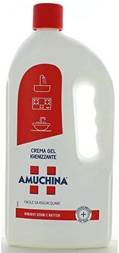 4 Pezzi Amuchina Crema Gel Superfici - 750ml [Totale 3000 ml]