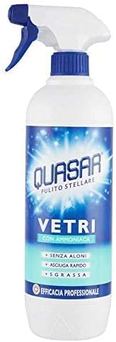 Quasar vetri con ammoniaca spray 650 ml - Set da 3 pz -