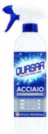 Quasar - Lucidatrice in acciaio, 650 ml