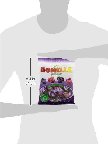 Bonelle - Caramelle Morbide, Gusti Frutti di Bosco, 160 g - [confezione da 6]