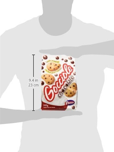 Pavesi Biscotti Frollini Gocciole Cioccolato, 12 Pack da 500 g