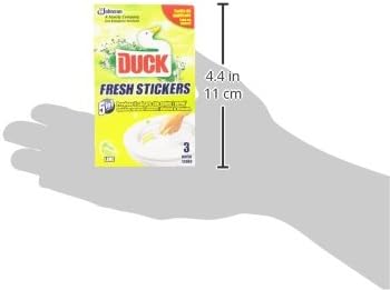 Duck Fresh Sticker per WC al Profumo Lime - 1 Confezione da 3 Sticker