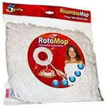 SUPER FIVE Ricambio Panno Tondo in Microfibra per Rotomop Gira STRIZZA 360 1 Pezzo