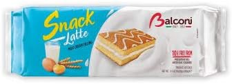 Balcone Snack al latte 280 g spugna dita con latte riempimento crema