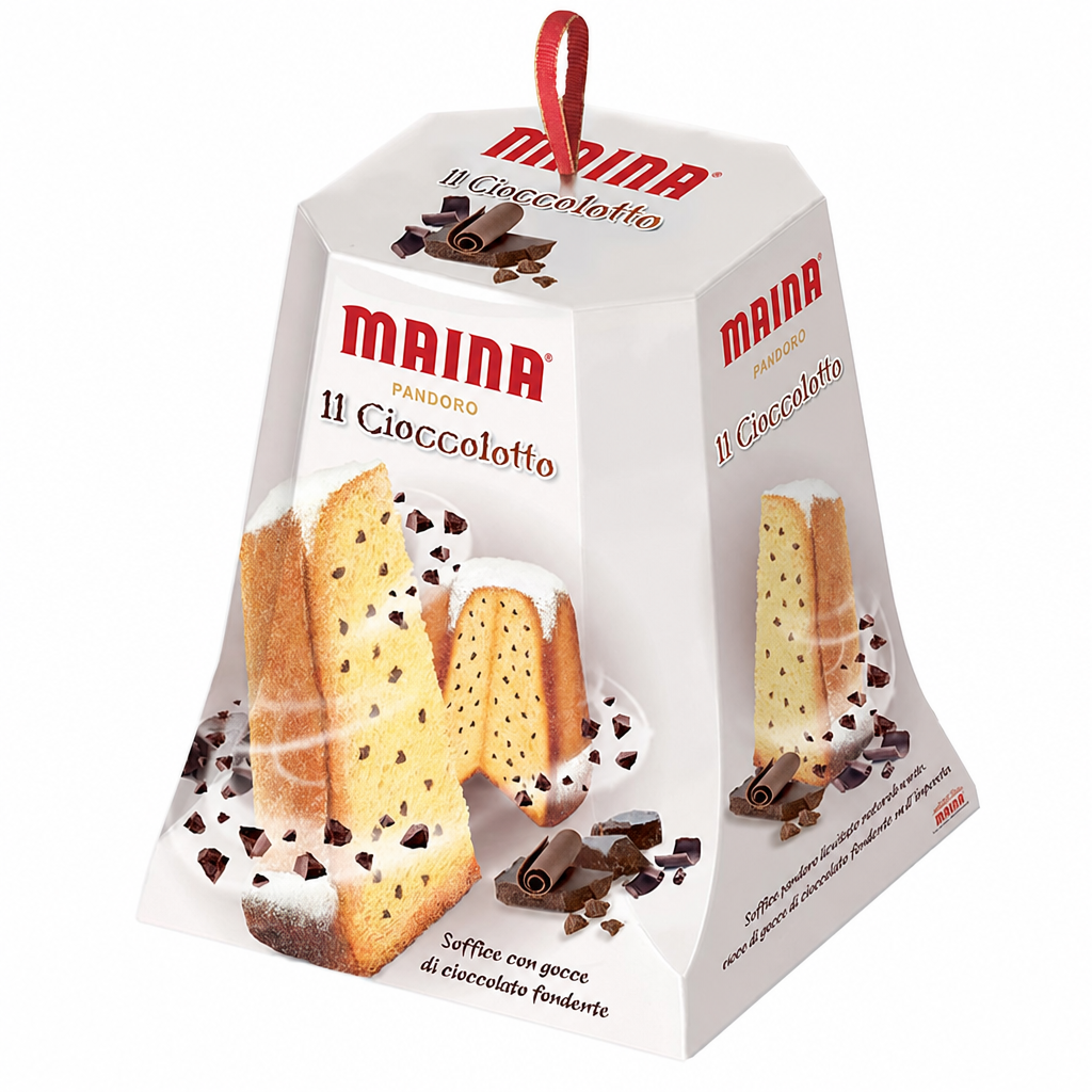 Maina Pandoro Cioccolotto Ricco di Gocce di Cioccolato Fondente 750g