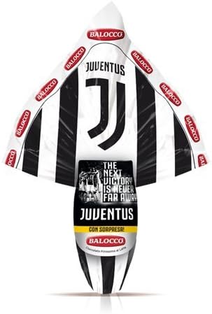 Uovo di Pasqua AL LATTE BALOCCO JUVENTUS da GR 240 - cioccolato AL LATTE con fantastiche SORPRESE della tua squadra del cuore