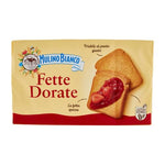 4X Mulino Bianco Fette Biscottate Dorate Classiche, Croccanti e Friabili al Punto Giusto 630g [BOX da 4 Confezioni]