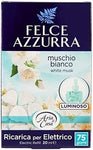 Felce Azzurra Aria Casa - 3 deodoranti per ambienti, ricaricabili per diffusore, 20 ml, colore: Bianco