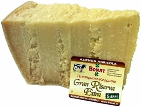 Parmigiano Reggiano Dop 60 mesi 500gr | Stravecchio | Azienda Agricola Bonat | Gourmet Foods | Formaggio Tipico | Idee Regalo