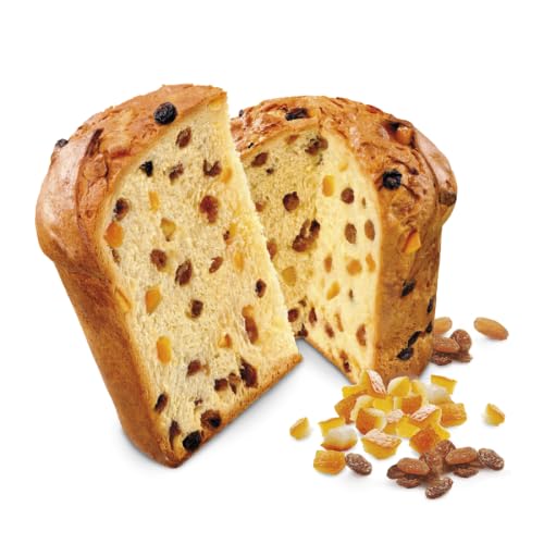 Maina il Panettone Buono e Soffice con Canditi e Uva Sultanina 1000g 1kg - Natale 2023