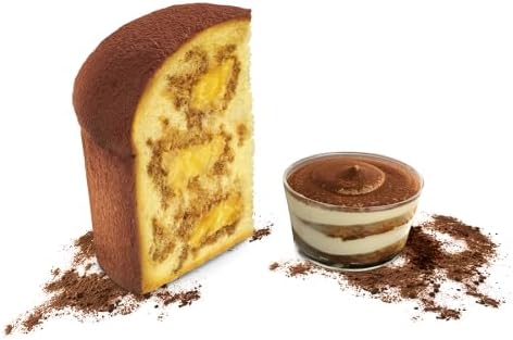 Maina il Golosone Tiramisù Panettone Farcito con Caffè e Crema al Tiramisù 750g