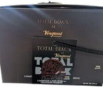 Confezione Regalo Per Vergani Total Black Panettone al Cioccolato Fondente, Confezione Regalo in Scatola Elegante, 750g