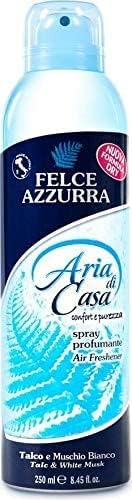 Felce Azzurra Aria Casa - 6 deodoranti per ambienti Talk e muschio bianco, 250 ml