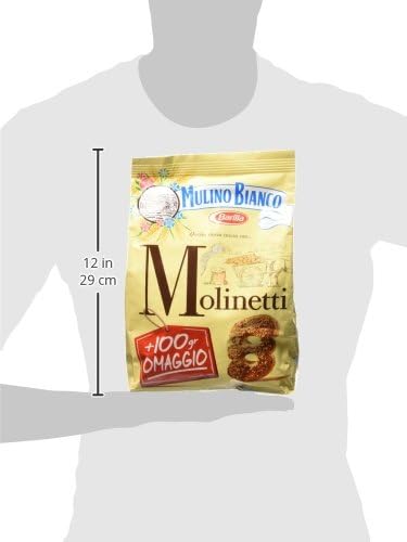 Mulino Bianco Biscotti Frollini Molinetti, Colazione Ricca di Gusto - 800 gr