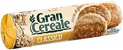 Mulino Bianco - Biscotti classici Gran Cereale 250 gr (circa 23 biscotti)