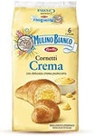 Mulino Bianco Cornetti con Crema Pasticcera - 6 brioches - 300 g