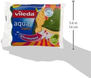 Vileda Spugna Aqua, 2 Pezzi