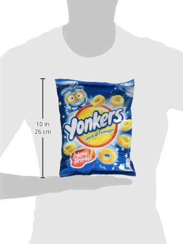 Yonkers - Snack al Formaggio, Non Fritti - 4 confezioni da 100 g [400 g]