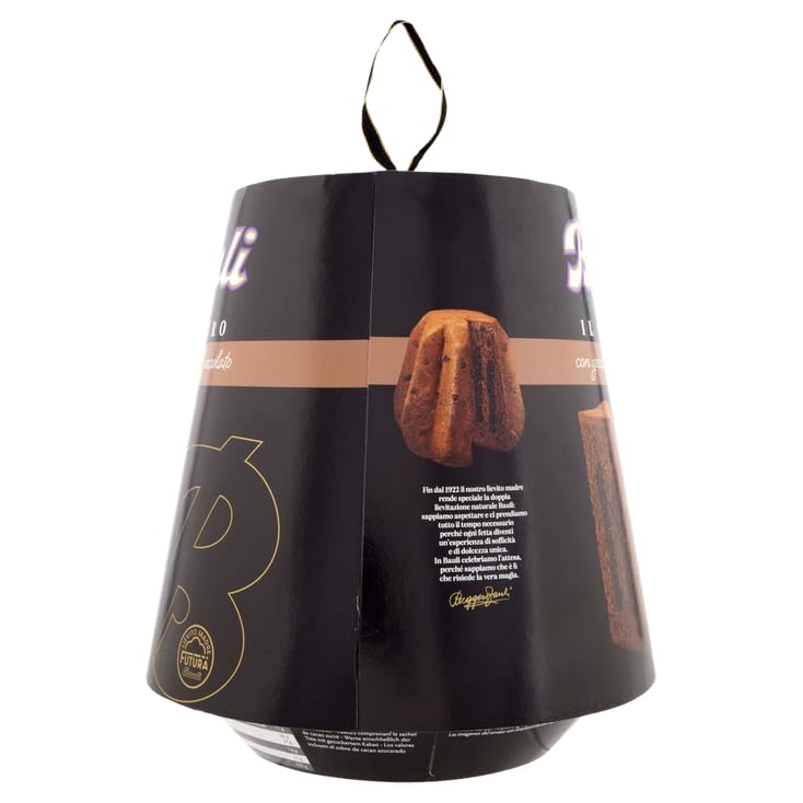BauIi Panmoro Farcito Pandoro con Gocce e Crema al Cioccolato 750g