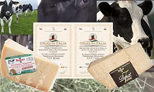 Parmigiano Reggiano Dop 10 Anni 500gr | Stravecchio | Azienda Agricola Bonat | Gourmet Foods | Formaggio Tipico | Idee Regalo