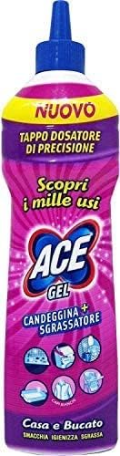 6 x ACE Candeggina Sgrassatore Casa&Bucato Gel 500 Ml