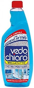 vedo chiaro Brillatutto Vetri e Multiuso con Ossigeno Attivo Ricarica 500 ml