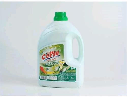 OEM SYSTEMS Detersivo Liquido Lavatrice C'E' Piu' Fragranza Muschio Verde 3lt 6/4$, 3 lt