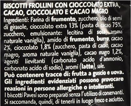 Pavesi Gocciole Extra Dark (400g) - 4 Pacchi da 400 g - [1,6Kg]