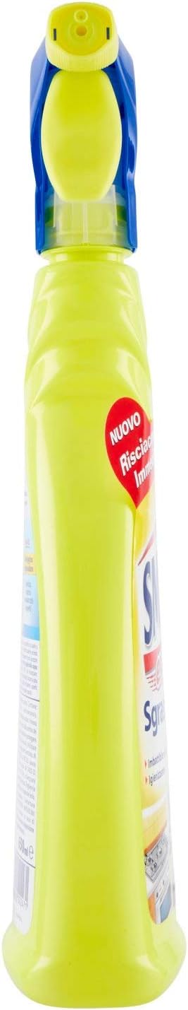 Smac Express - Sgrassatore Cucina, Con Antibatterico, Profumo Di Limone - 3 pezzi da 650 ml [1950 ml]