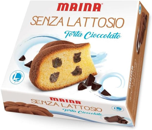 Maina Torta Cioccolato Farcita con Morbida con Crema al Cacao, Senza Lattosio 400g (PASQUA 2025)