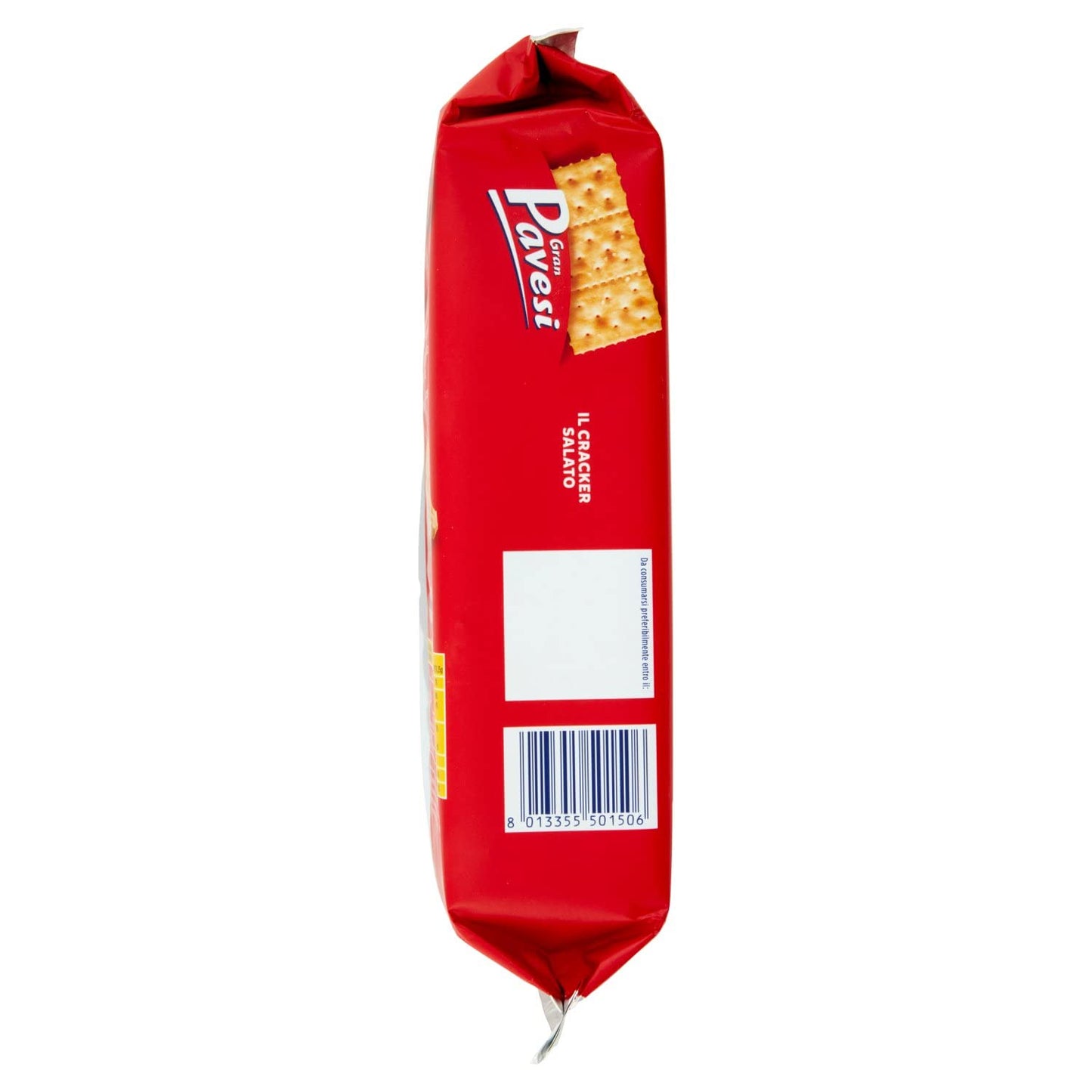 Gran Pavesi Cracker Salati I Classici con Grano 100% Italiano, Senza Olio di Palma, 18 Pacchetti, 560 g (Confezione da 3)