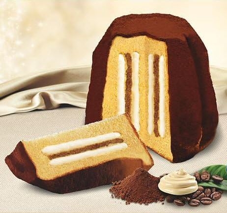 PANDORO Melegatti al Tiramisù 750gr farcito con crema al mascarpone e bagna al caffè