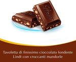 Lindt Tavoletta Classica Cioccolato Fondente con Mandorle, formato 100g