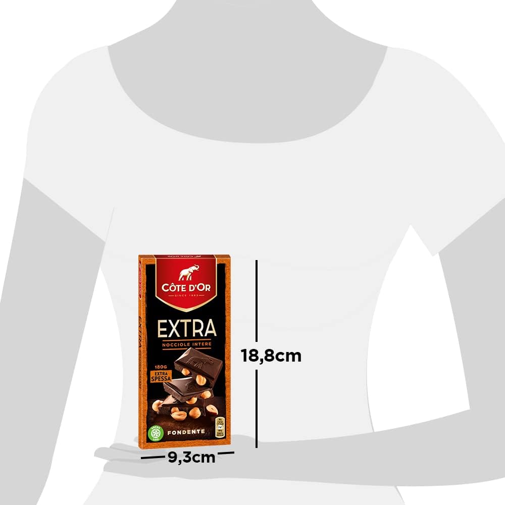 Côte D'Or Extra Nocciole Intere Fondente 180g