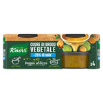 Cuore di Brodo Vegetale -25% sale, per il brodo o per insaporire, 4x28g
