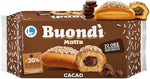 3X Motta Buondi Brioche a Lievitazione Naturale con Ripieno di Crema al Cacao Senza Lattosio 258g [3 Confezioni]