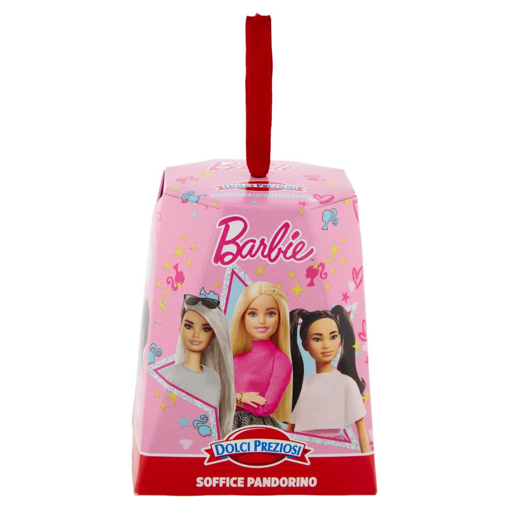 Dolci Preziosi Soffice Pandorino con Sorpresa all'Interno, 80g - Barbie