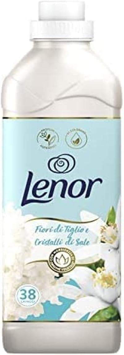 Lenor Fiore Di Tiglio E Cristalli Di Sale Ammorbidente 38 Lavaggi, 874ML