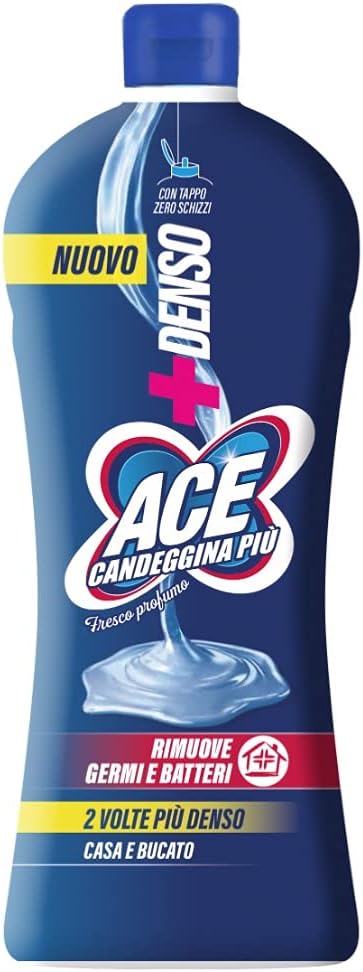 ACE Candeggina Più Denso Squeeze Fresco Profumo, Flacone da 1 litro