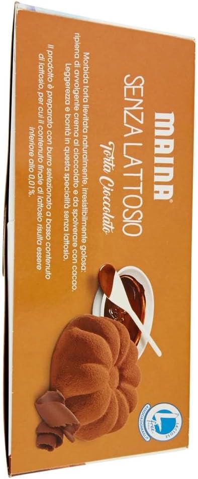 Maina Torta Cioccolato Farcita con Morbida con Crema al Cacao, Senza Lattosio 400g (PASQUA 2025)
