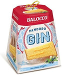 Pandoro 800g con Crema al Gin, Dolce Soffice e Profumato, Lievitato Naturalmente, Dessert Natalizio Elegante e Originale, Idea Regalo Perfetta per le Feste e Occasioni Speciali