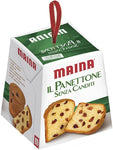 6X Maina il Panettone Mini Buono e Soffice con Uvetta e senza Canditi 100g - Natale 2023 [RASPADA® BOX da 6 Confezioni]